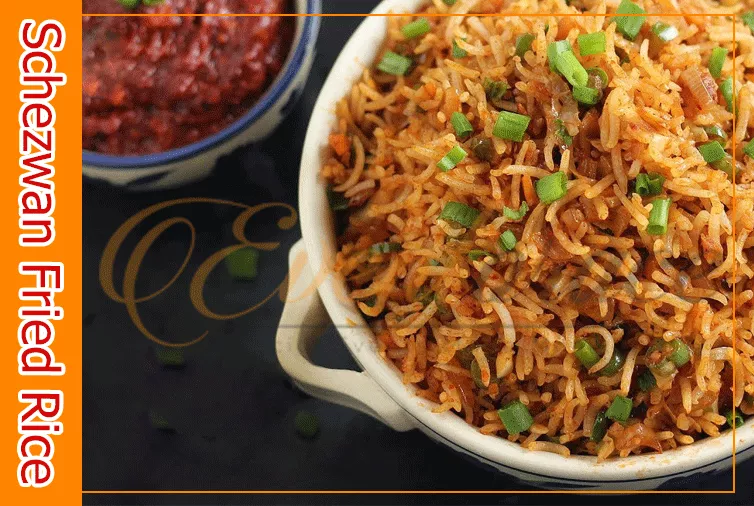 Recipe of Schezwan Chicken Fried Rice