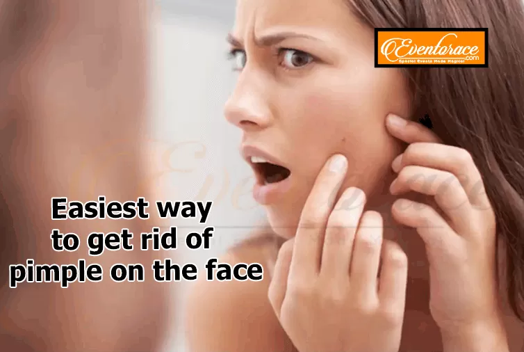 Easiest way to get rid of pimple on the face